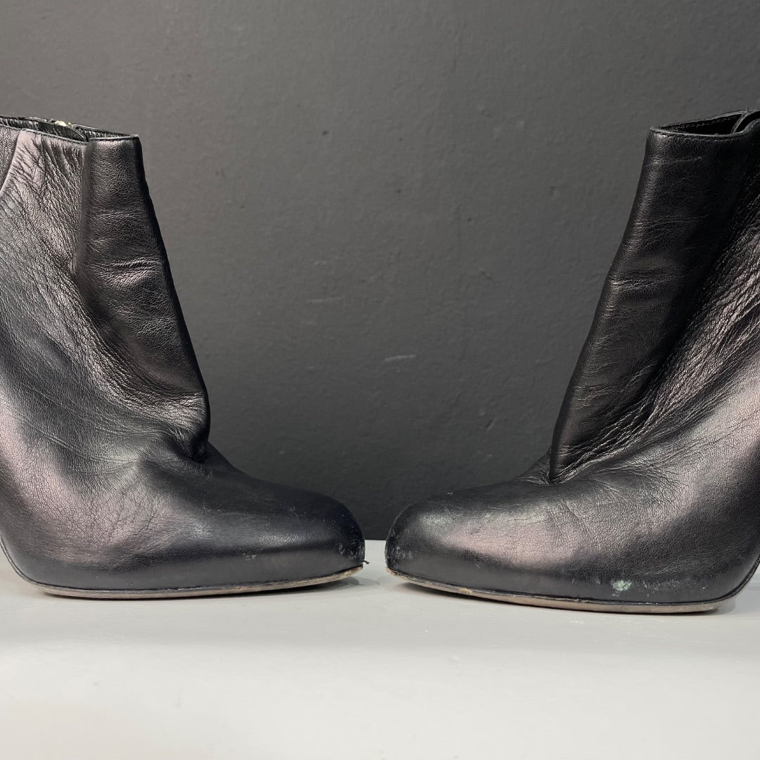 SERGIO ROSSI Bota Corta Negro Talle 37,5
