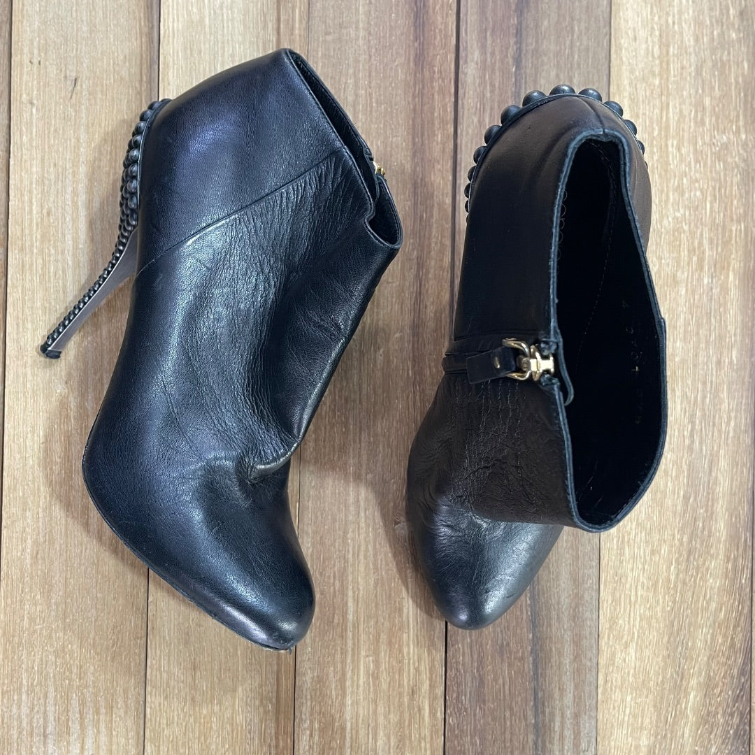 SERGIO ROSSI Bota Corta Negro Talle 37,5