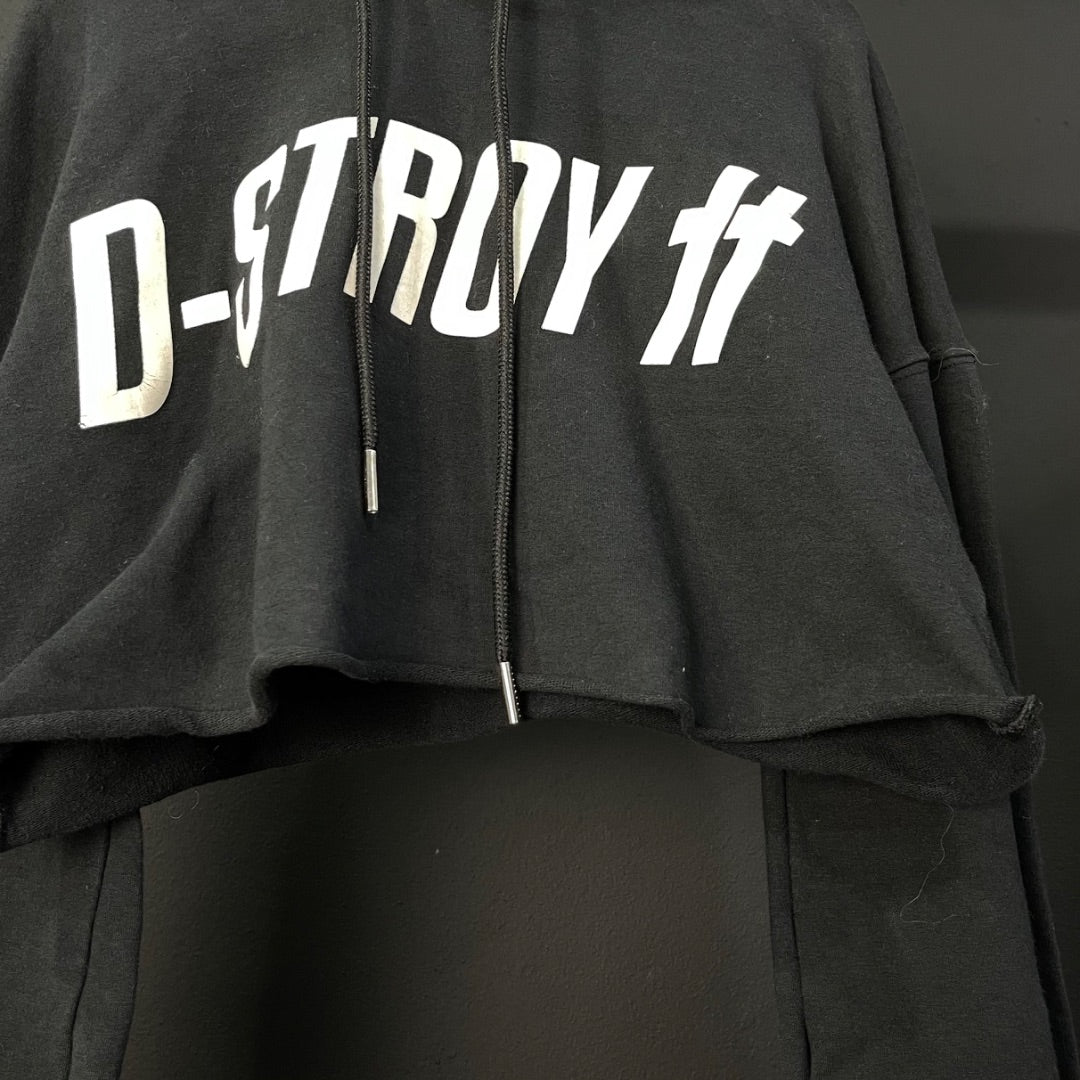 D-STROY TT Buzo Negro Talle M
