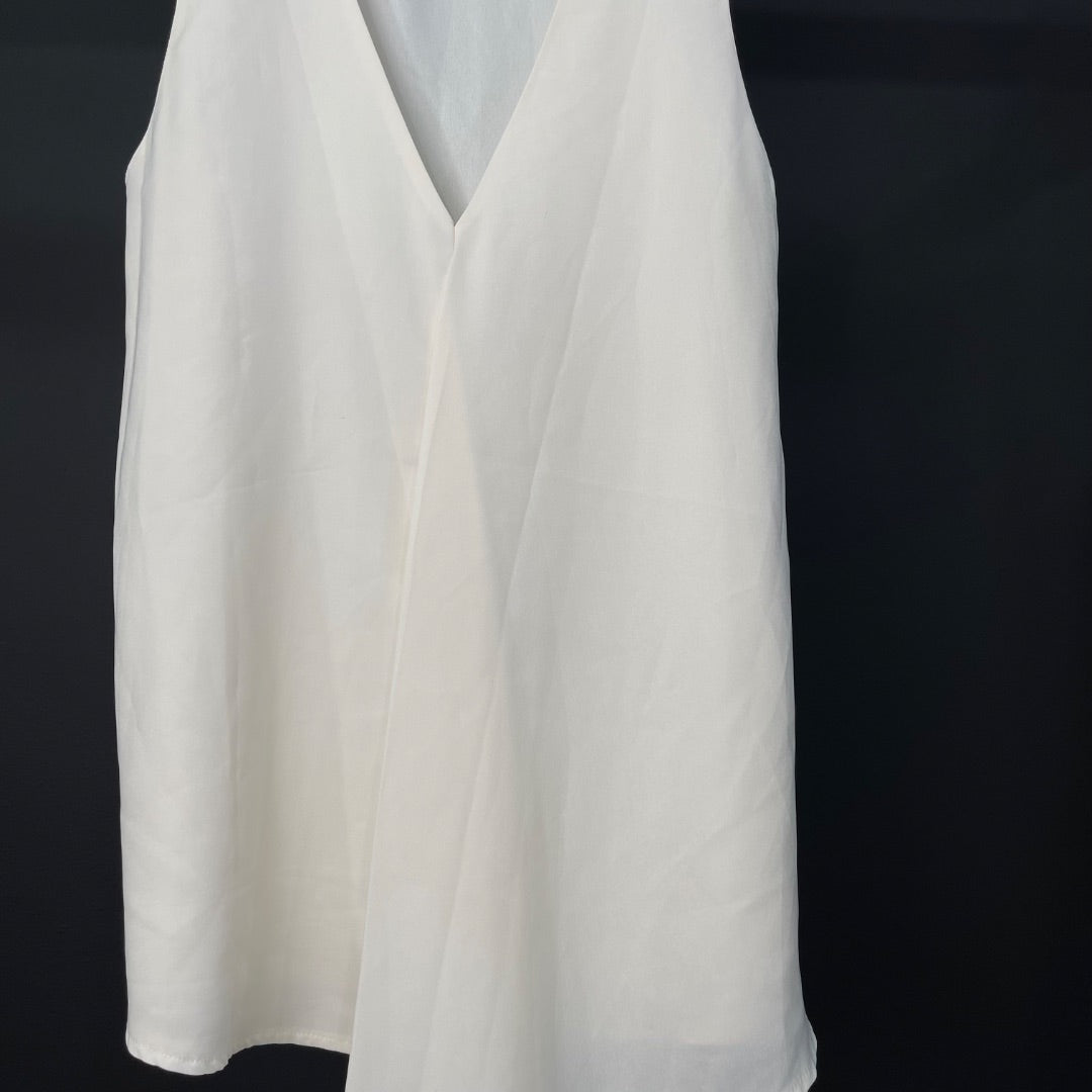 CALANDRA Blusa Sin Mangas Beige Talle M