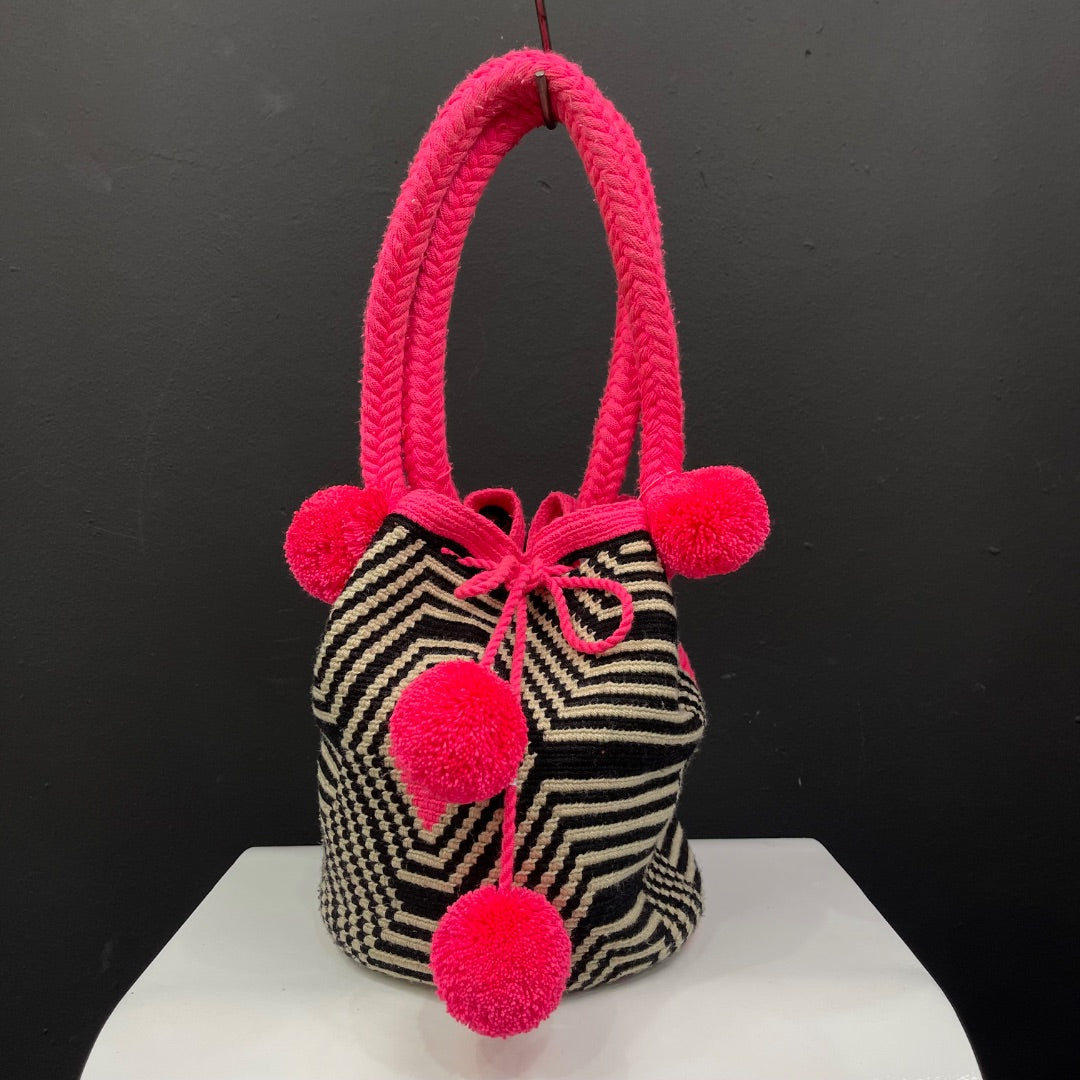 SIN MARCA Cartera Varios Rayado Talle Unico
