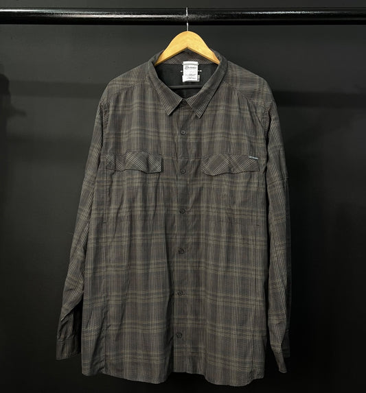 COLUMBIA Camisa Manga Larga Varios  Escoces Talle 4XL
