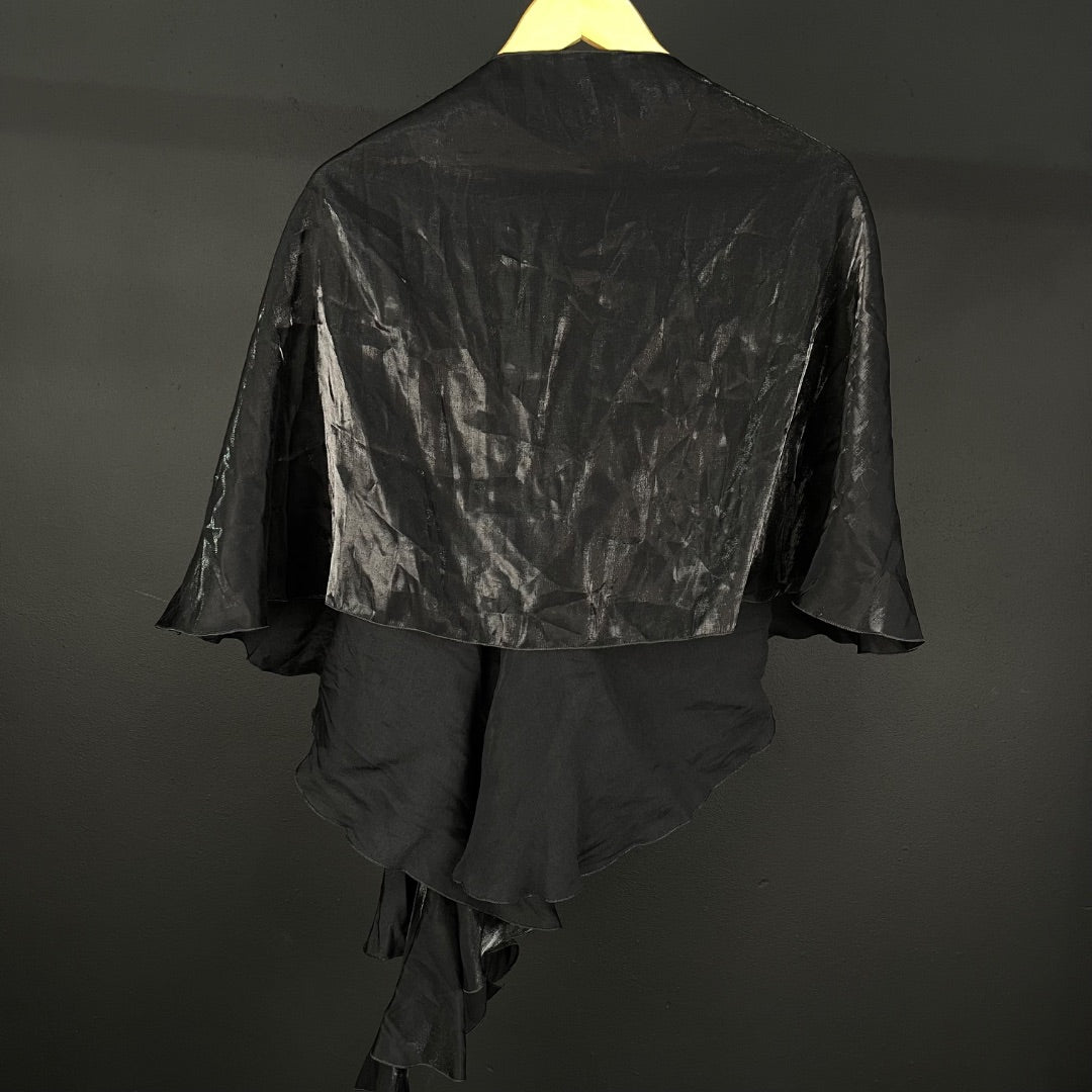 SIN MARCA Capa Corta Negro Talle Unico