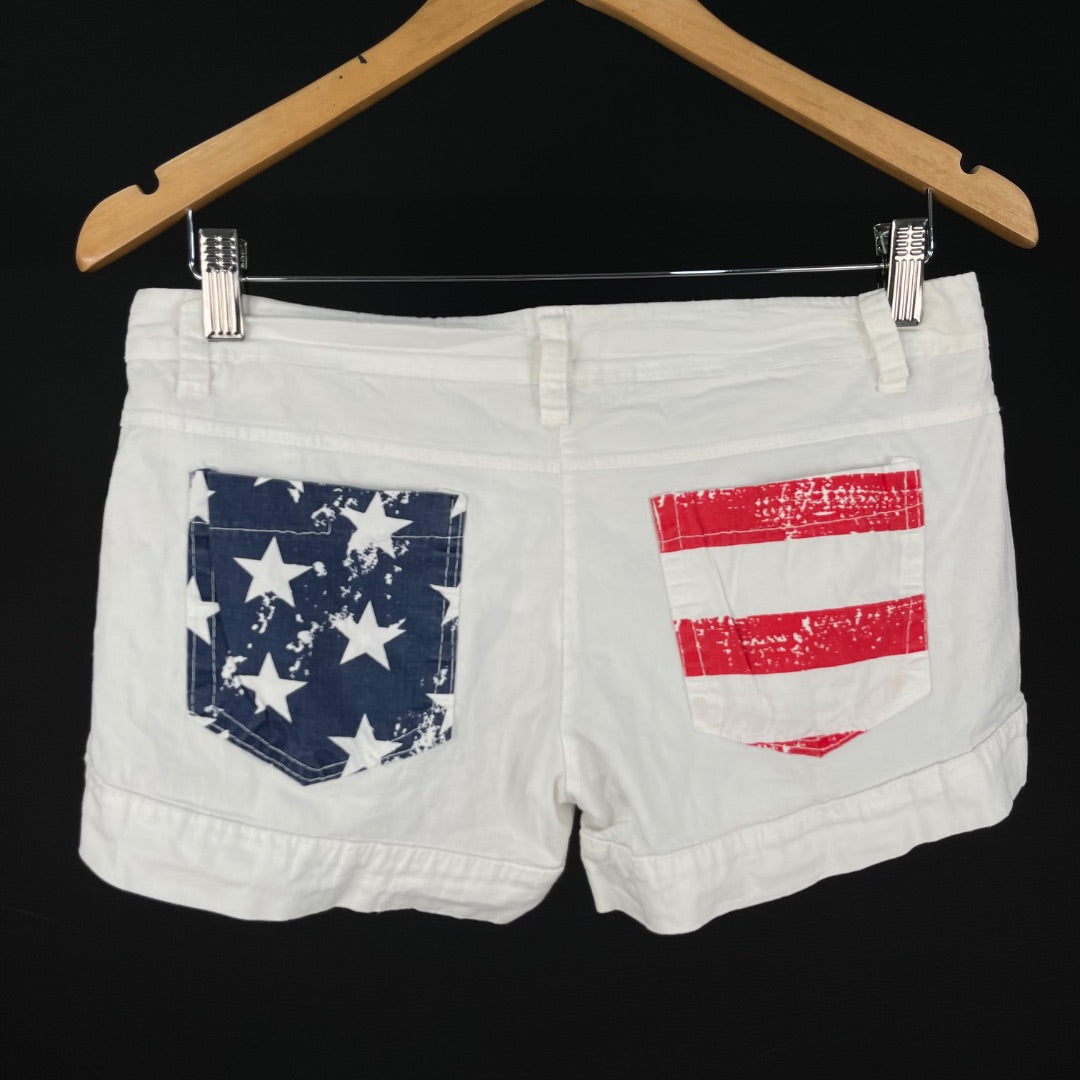 SIN MARCA Short Blanco Talle XL