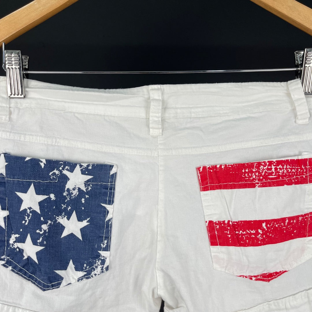SIN MARCA Short Blanco Talle XL