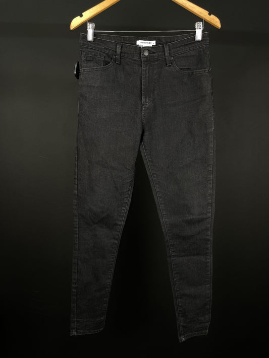 LACOSTE Pantalon Negro Talle 30