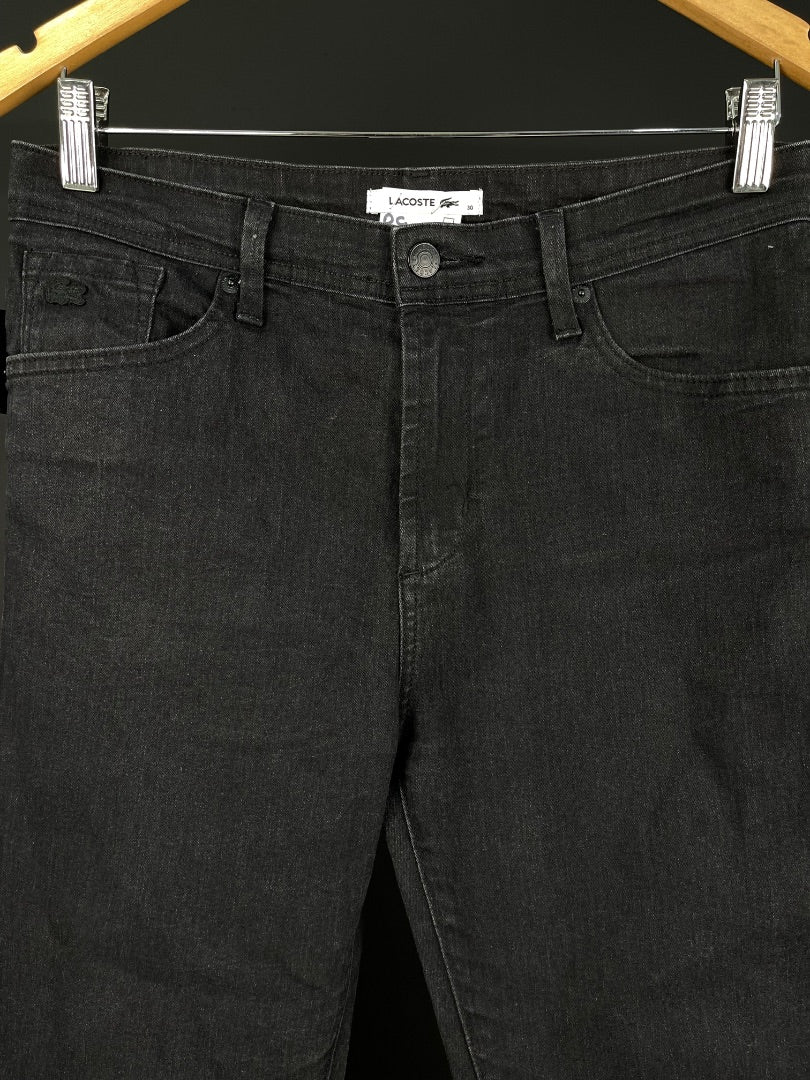 LACOSTE Pantalon Negro Talle 30