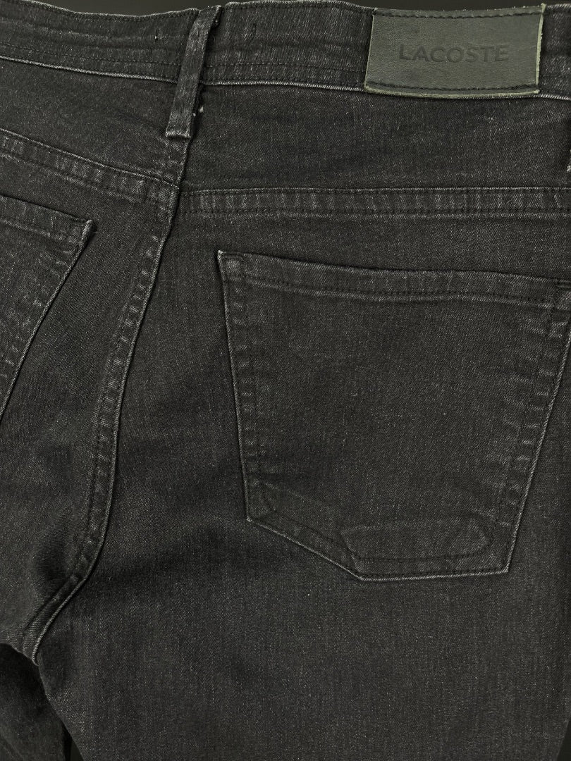 LACOSTE Pantalon Negro Talle 30
