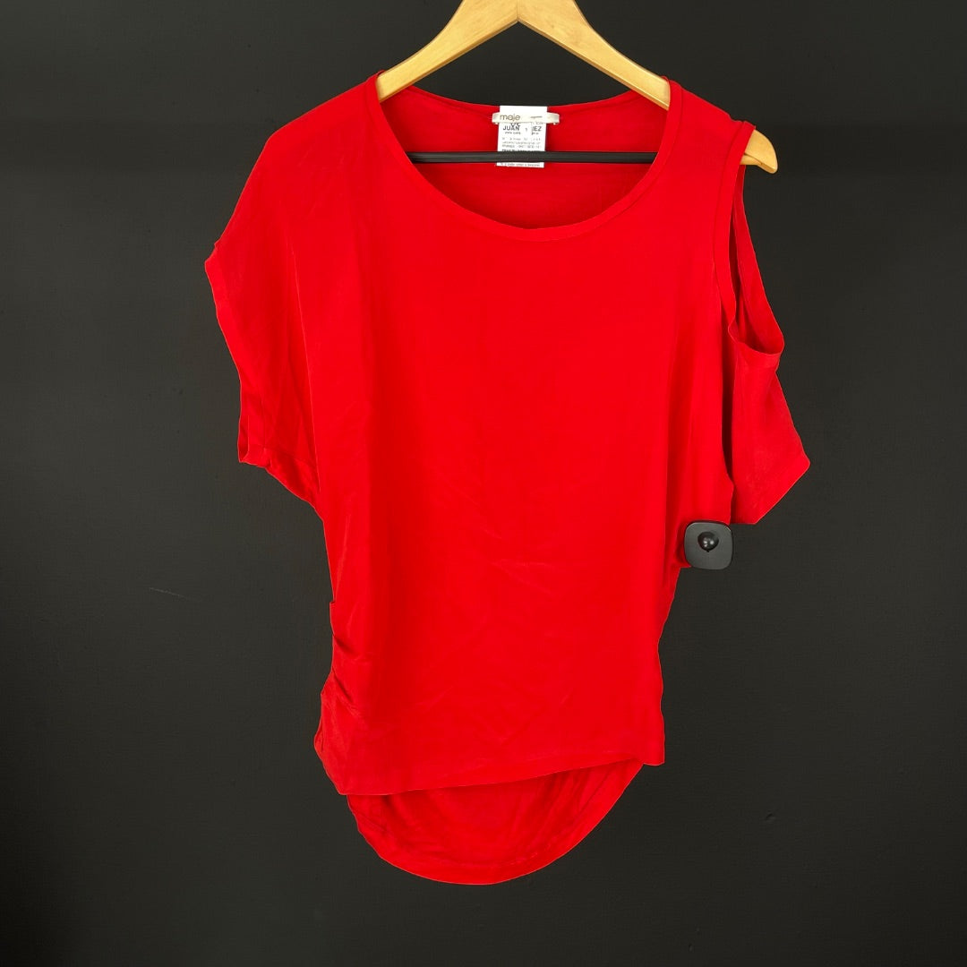 MAJE Blusa Sin Mangas Rojo Talle 1