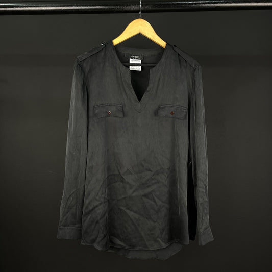 CRAVALL Blusa Manga Larga Negro Talle 3