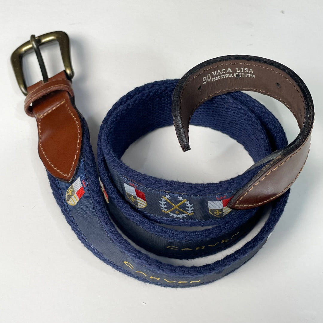 CARVEN  Cinturon Faja  Azul  Talle Unico