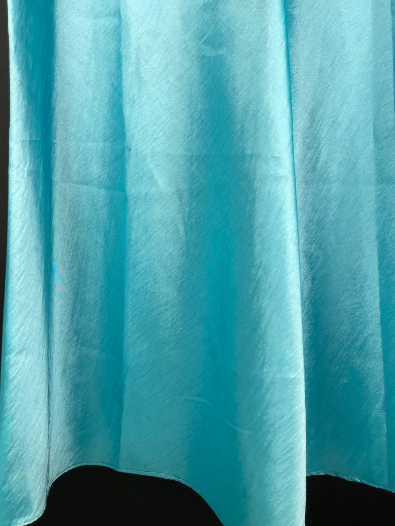 SIN MARCA Pollera Larga Turquesa Talle M