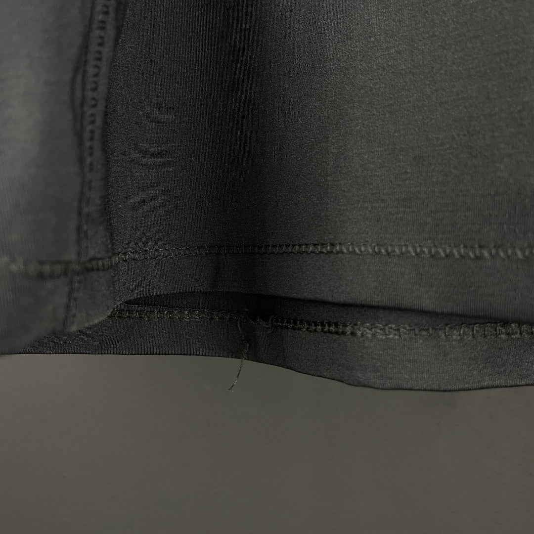 AIRWIND Remera Manga Larga Negro Talle XXL