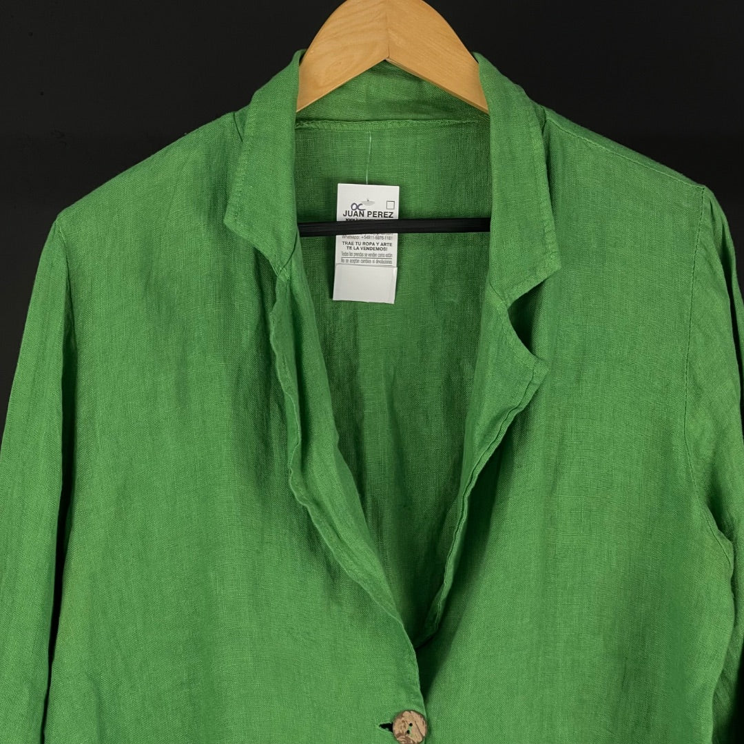 SIN MARCA Saco Verde Talle M