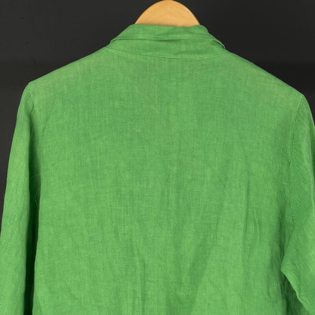 SIN MARCA Saco Verde Talle M