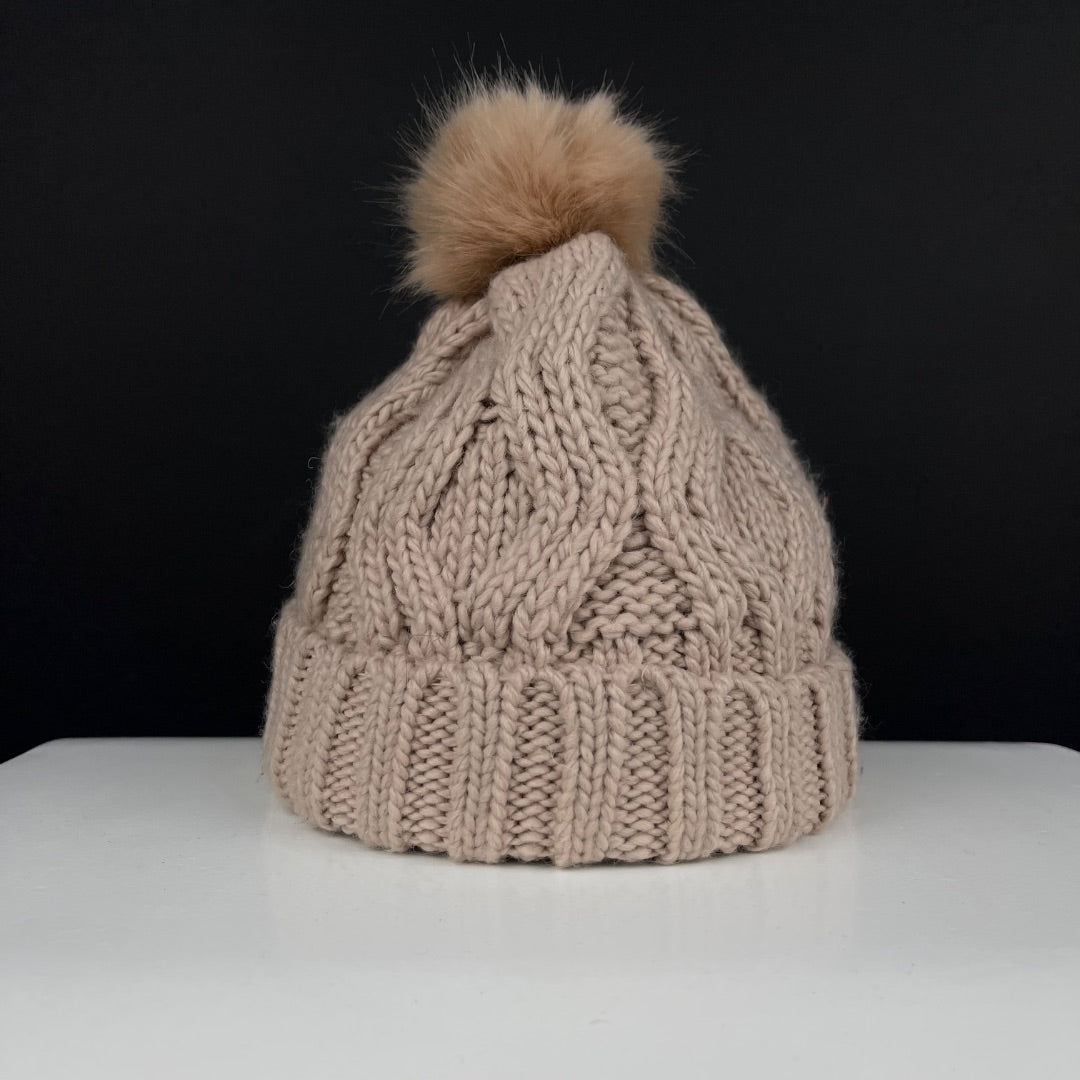 H&M Gorro Beige Talle Unico