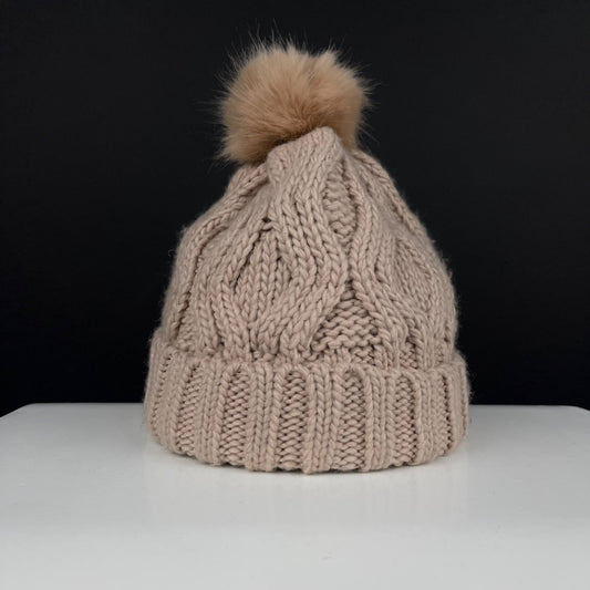 H&M Gorro Beige Talle Unico