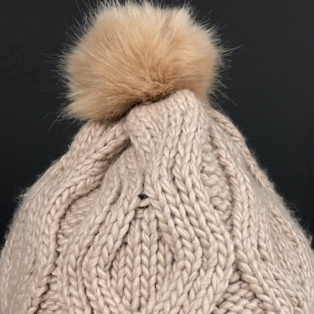 H&M Gorro Beige Talle Unico