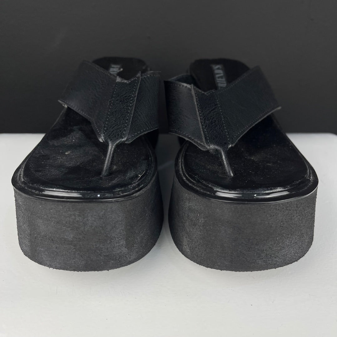 SIN MARCA Ojotas Negro Talle 38