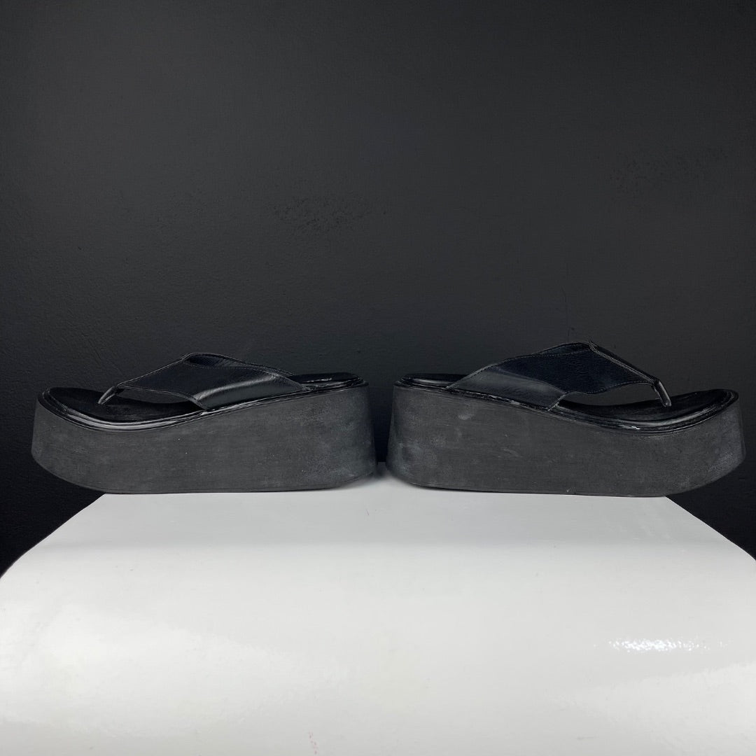 SIN MARCA Ojotas Negro Talle 38