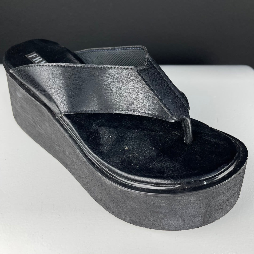 SIN MARCA Ojotas Negro Talle 38