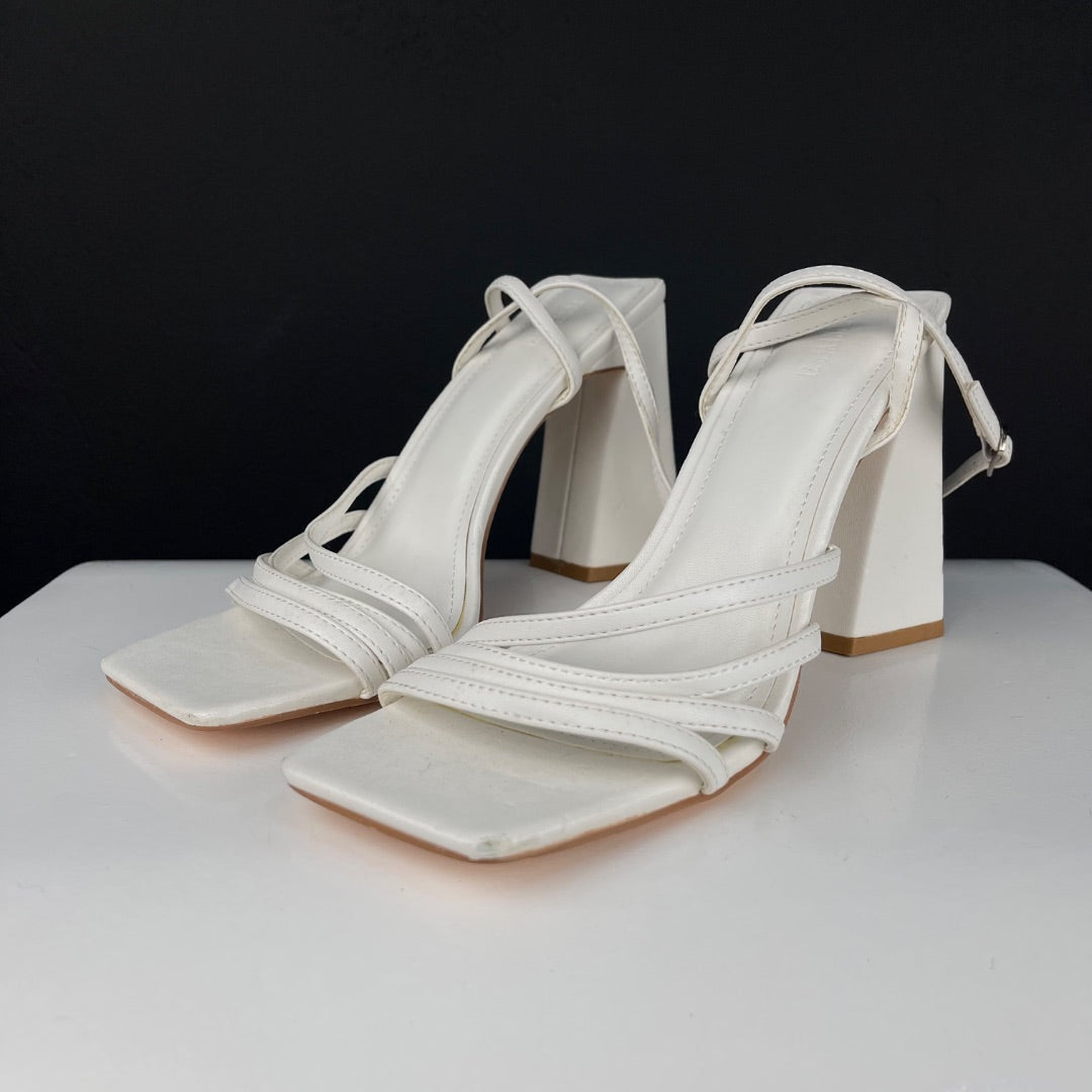 FOREVER Sandalias Blanco Talle 39