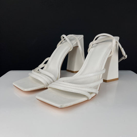 FOREVER Sandalias Blanco Talle 39