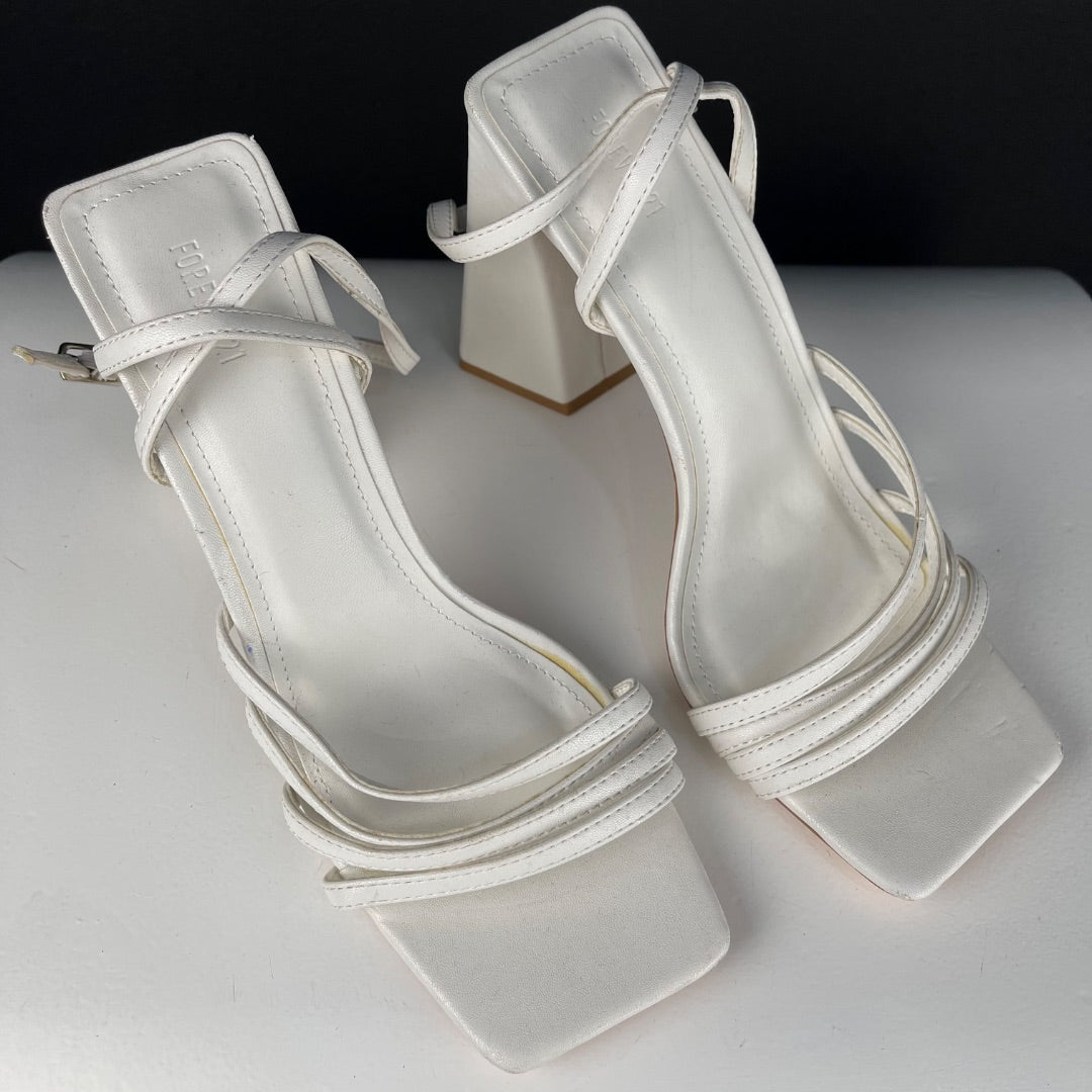 FOREVER Sandalias Blanco Talle 39