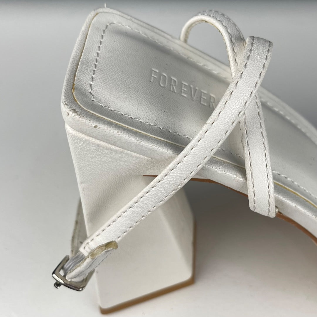 FOREVER Sandalias Blanco Talle 39