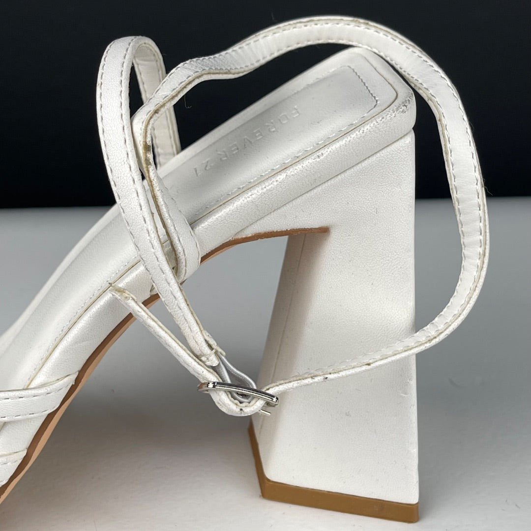 FOREVER Sandalias Blanco Talle 39