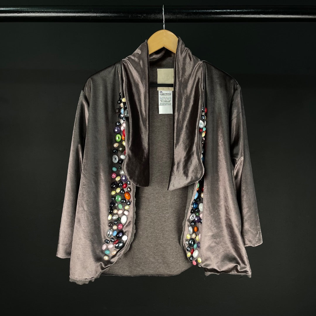 TROSMAN Campera Gris Talle 3