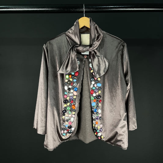 TROSMAN Campera Gris Talle 3
