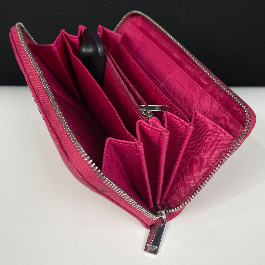 ARMANI Billetera Fucsia Talle Unico
