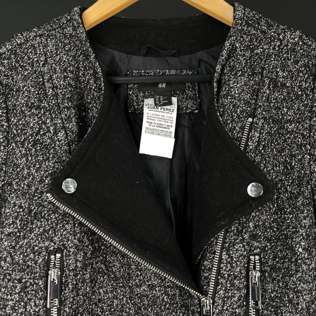 H&M Campera Jaspeado Talle 40