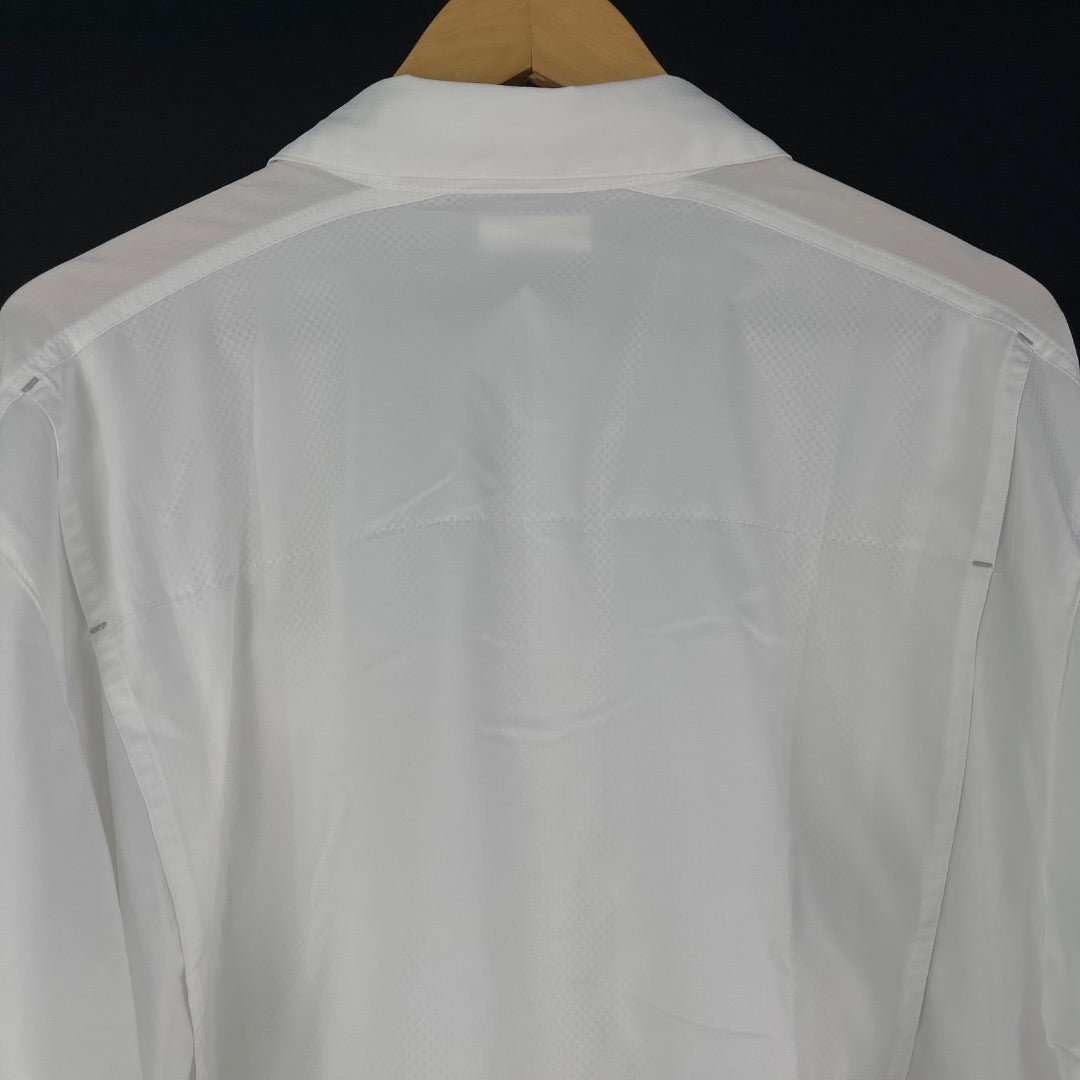 COLUMBIA Camisa Manga Larga Blanco Talle XL