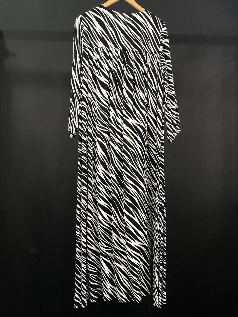ANINE BING  Vestido Manga Larga  Varios  Zebra  Talle M