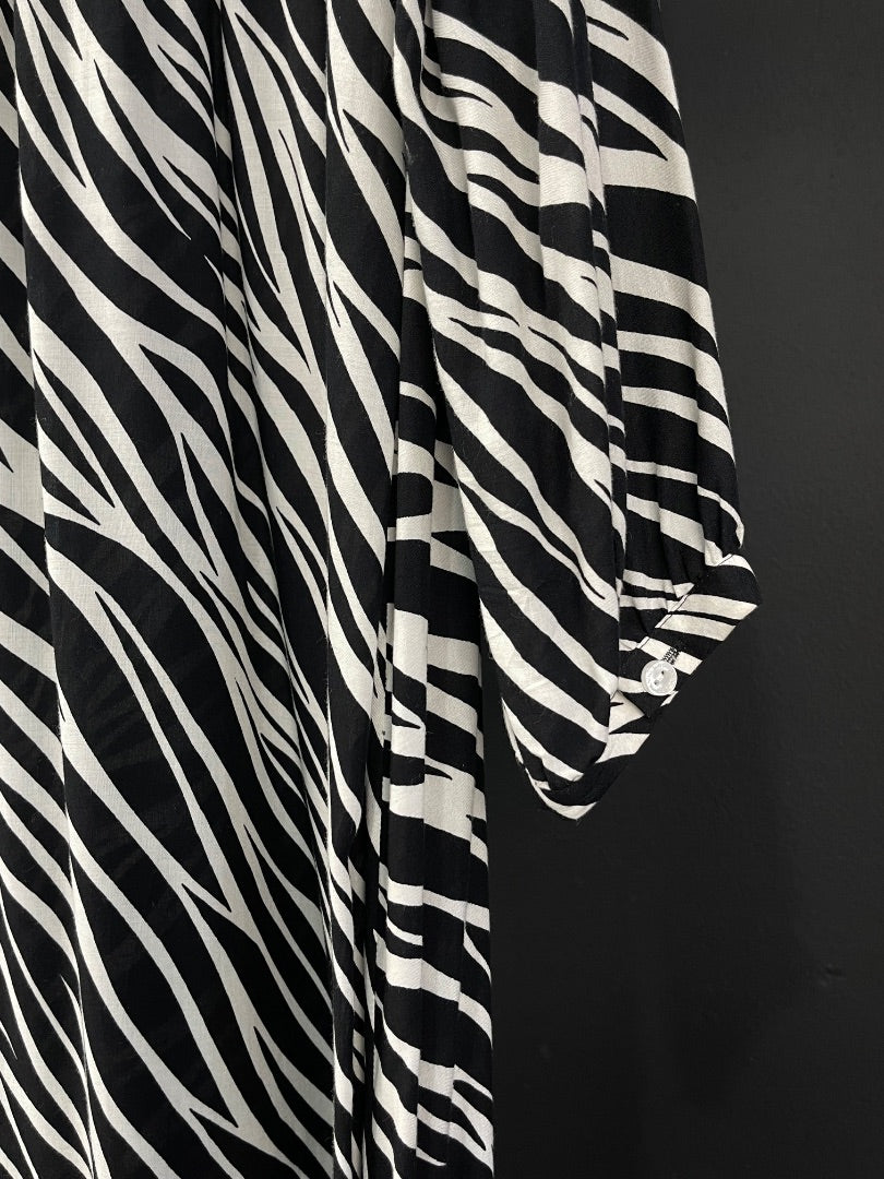 ANINE BING  Vestido Manga Larga  Varios  Zebra  Talle M