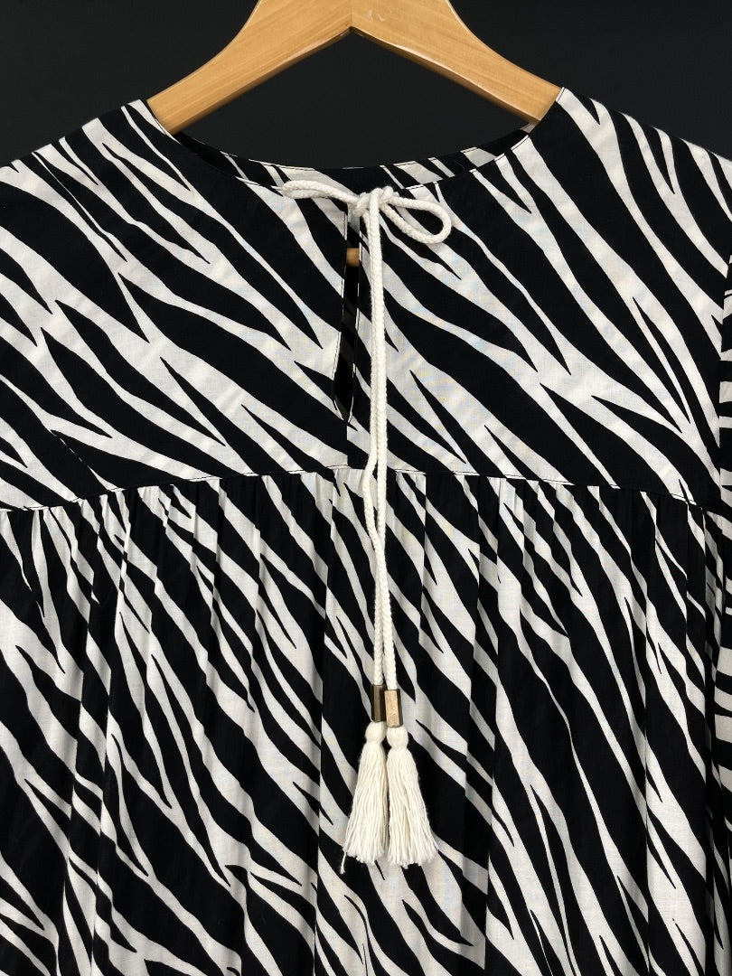 ANINE BING  Vestido Manga Larga  Varios  Zebra  Talle M