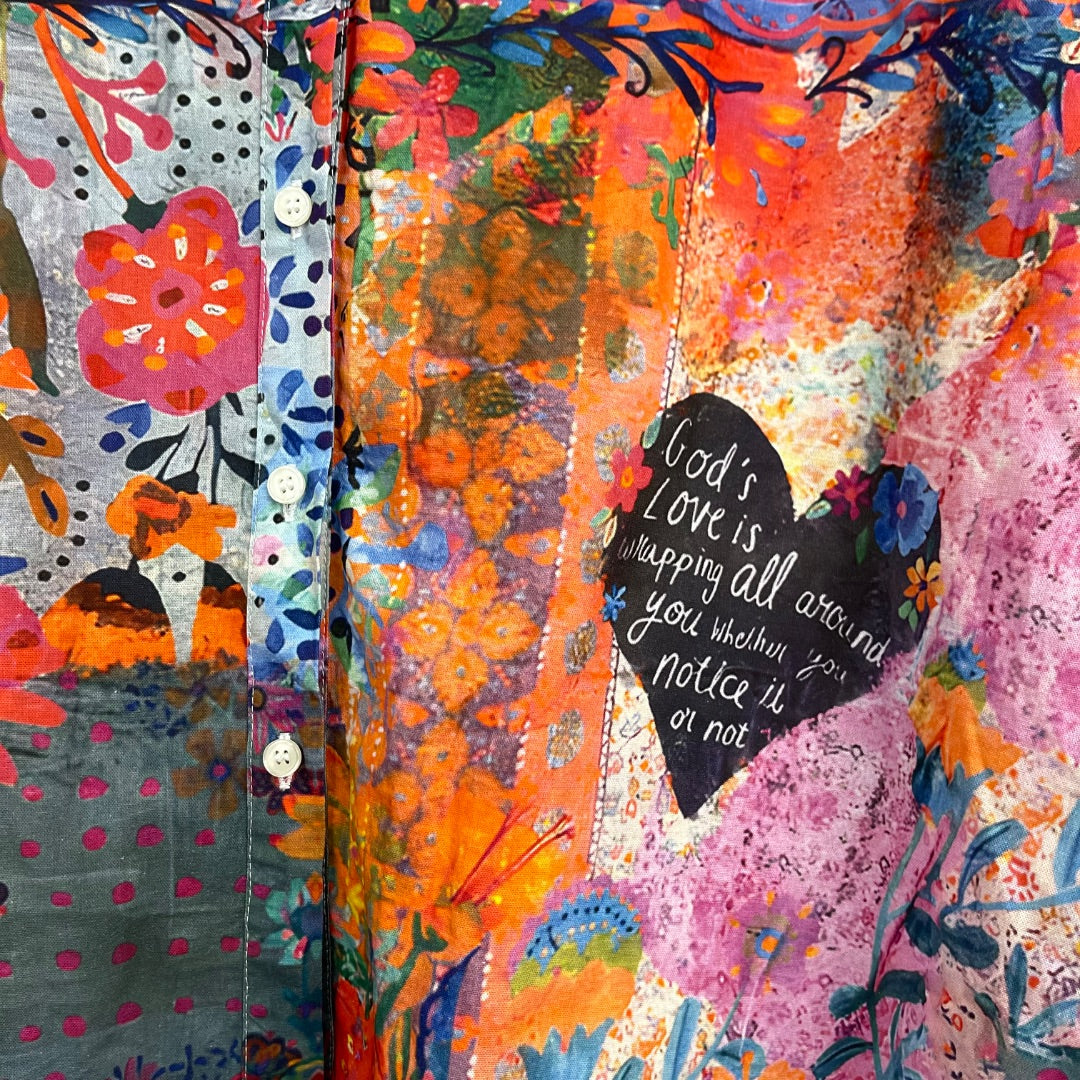 SIN MARCA Camisa Varios  Estampado Talle L