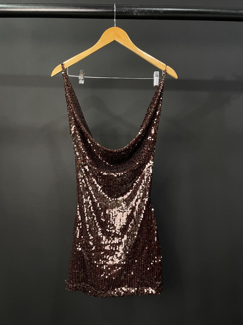 SIN MARCA  Vestido  Marron  Talle M