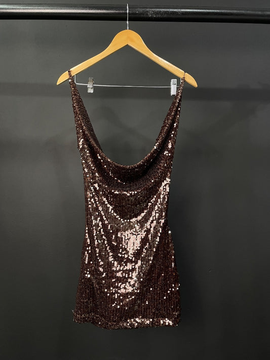 SIN MARCA  Vestido  Marron  Talle M