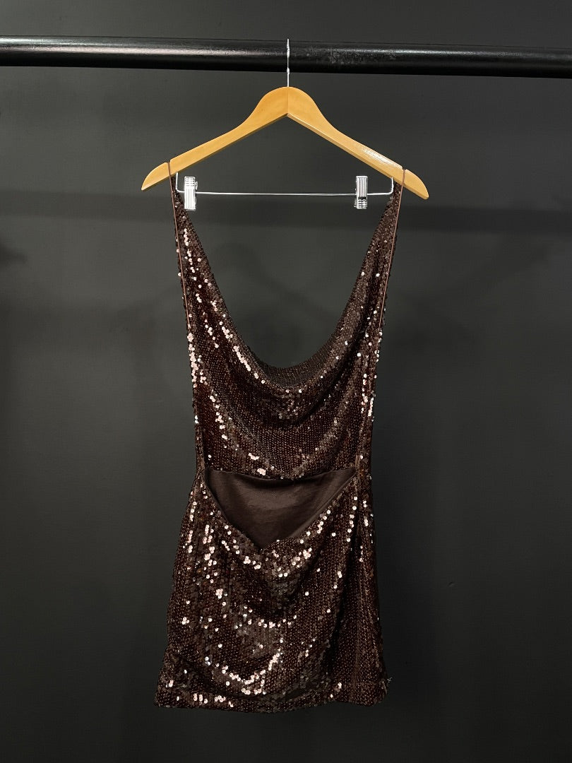 SIN MARCA  Vestido  Marron  Talle M