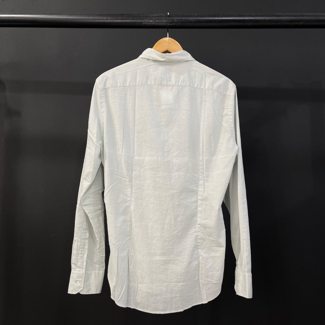 FEDELI  Camisa Manga Larga  Verde  Talle 40