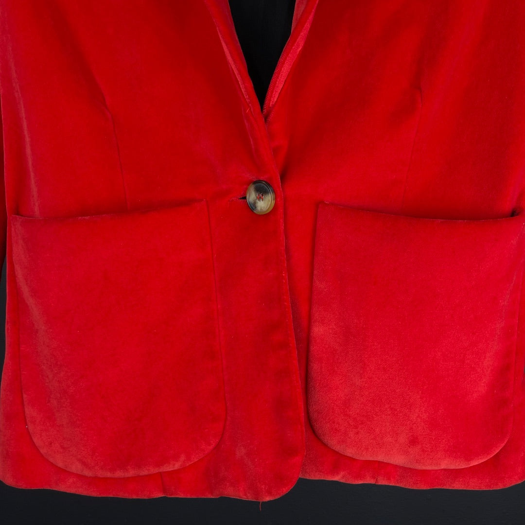 PAULA CAHEN DANVERS Saco Rojo Talle 3