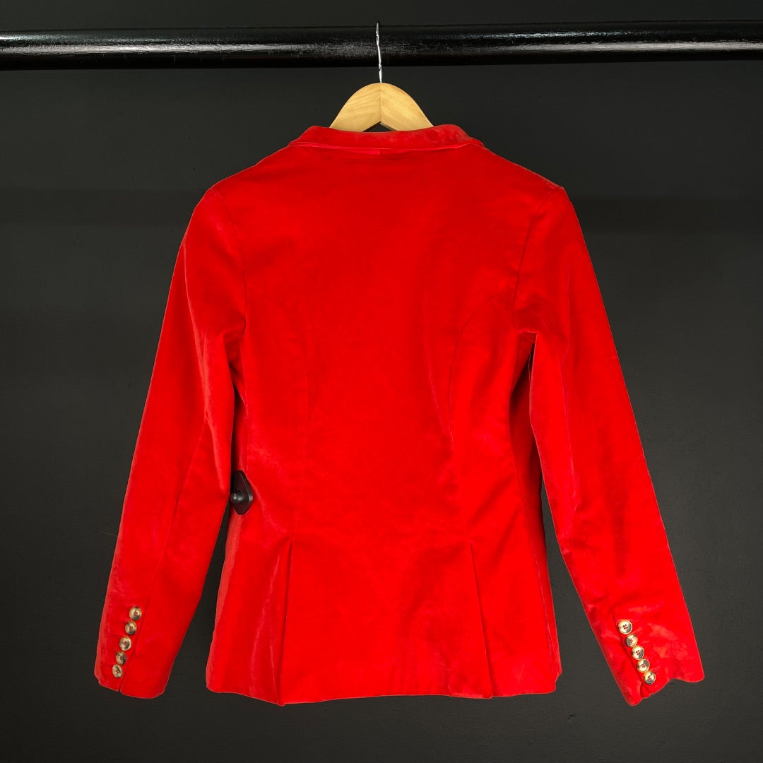 PAULA CAHEN DANVERS Saco Rojo Talle 3