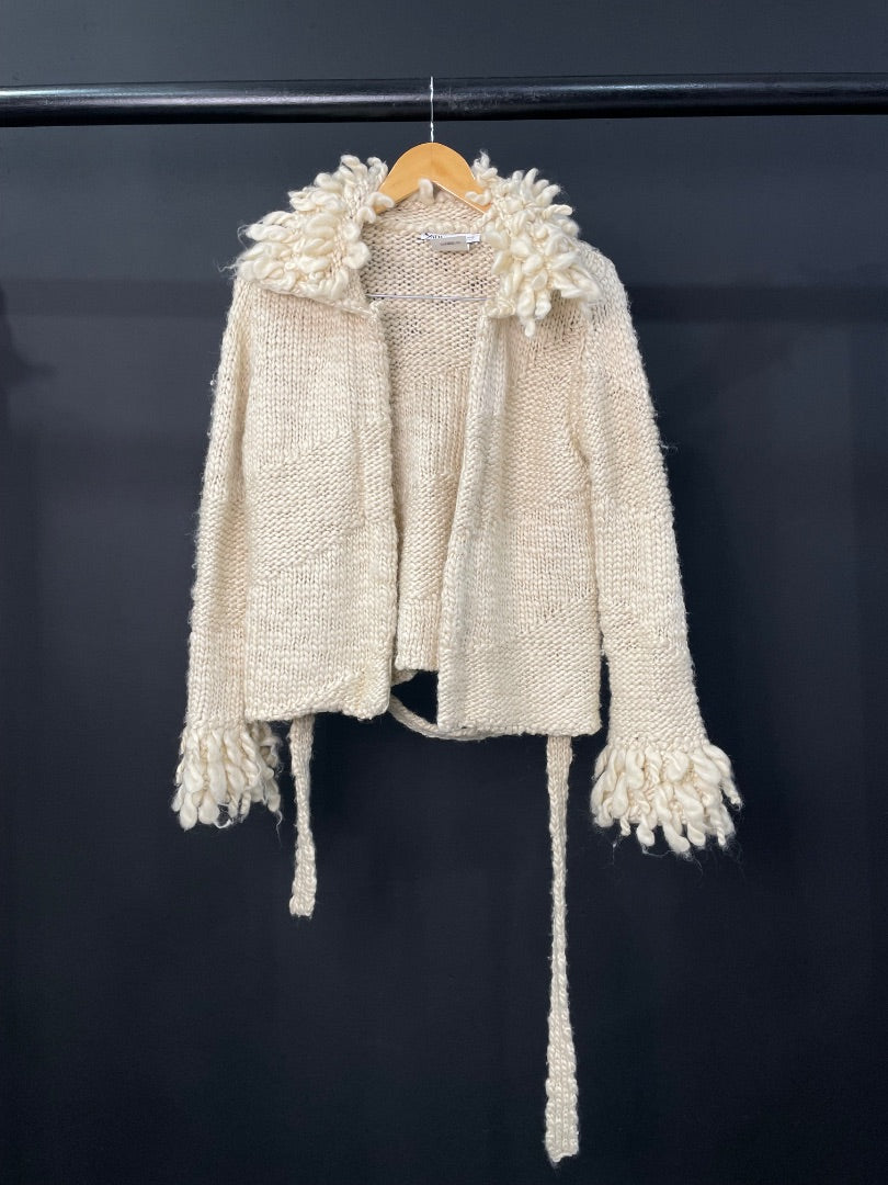 Sweater Abierto  ZARA  Beige Talle S