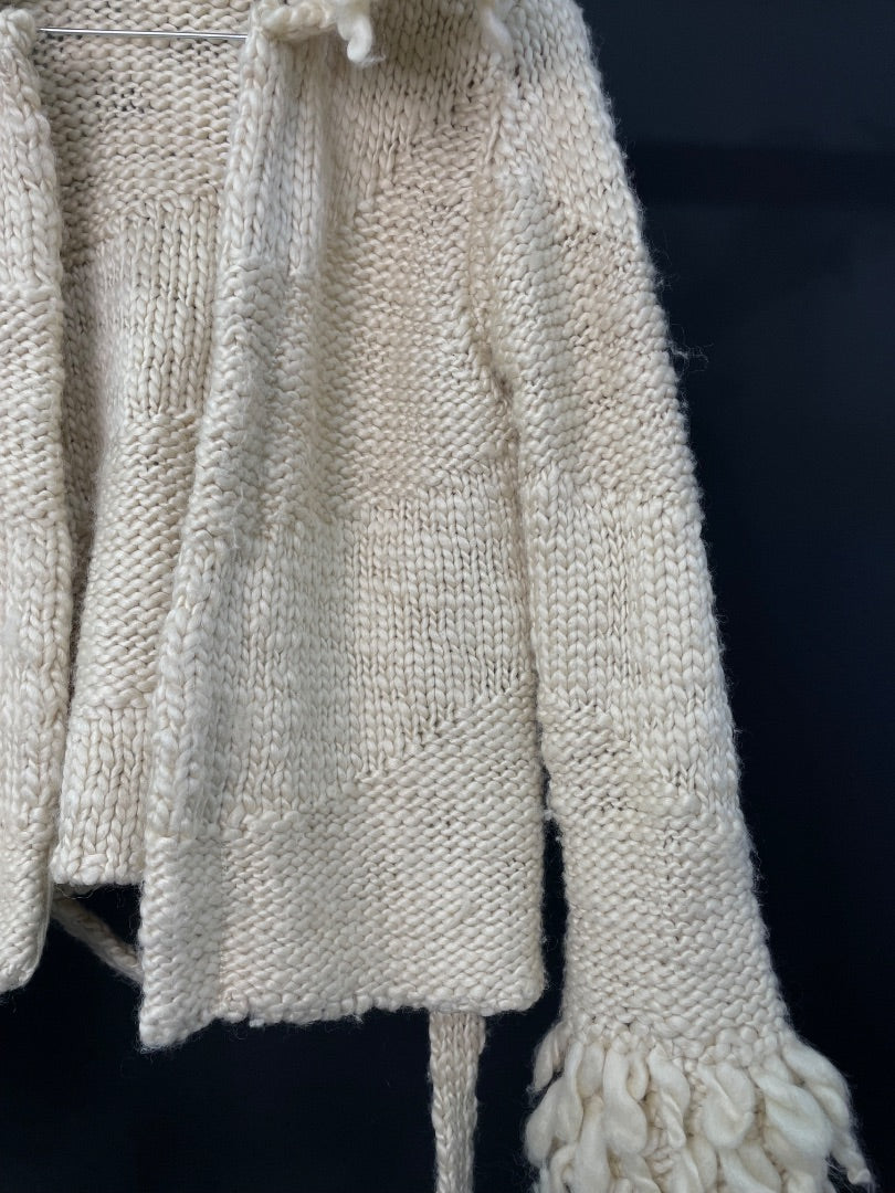 Sweater Abierto  ZARA  Beige Talle S