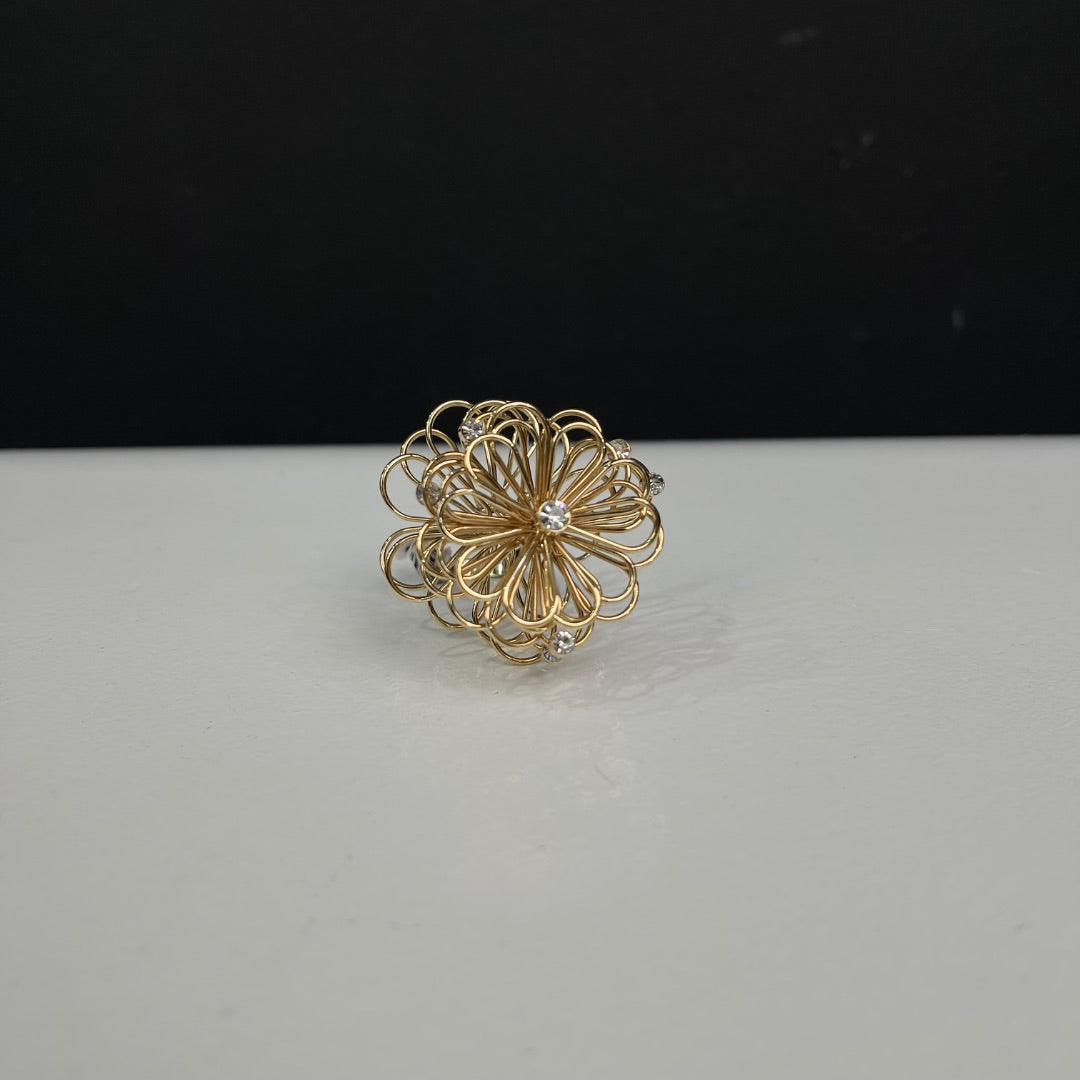 SIN MARCA  Anillo  Dorado  Talle Unico