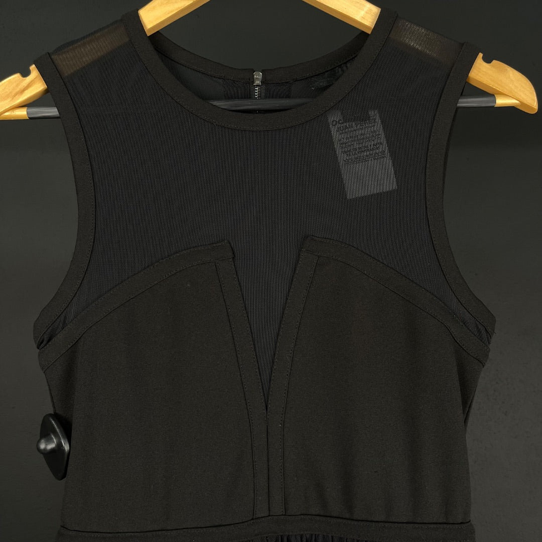 H&M Vestido Sin Manga Negro Talle 6