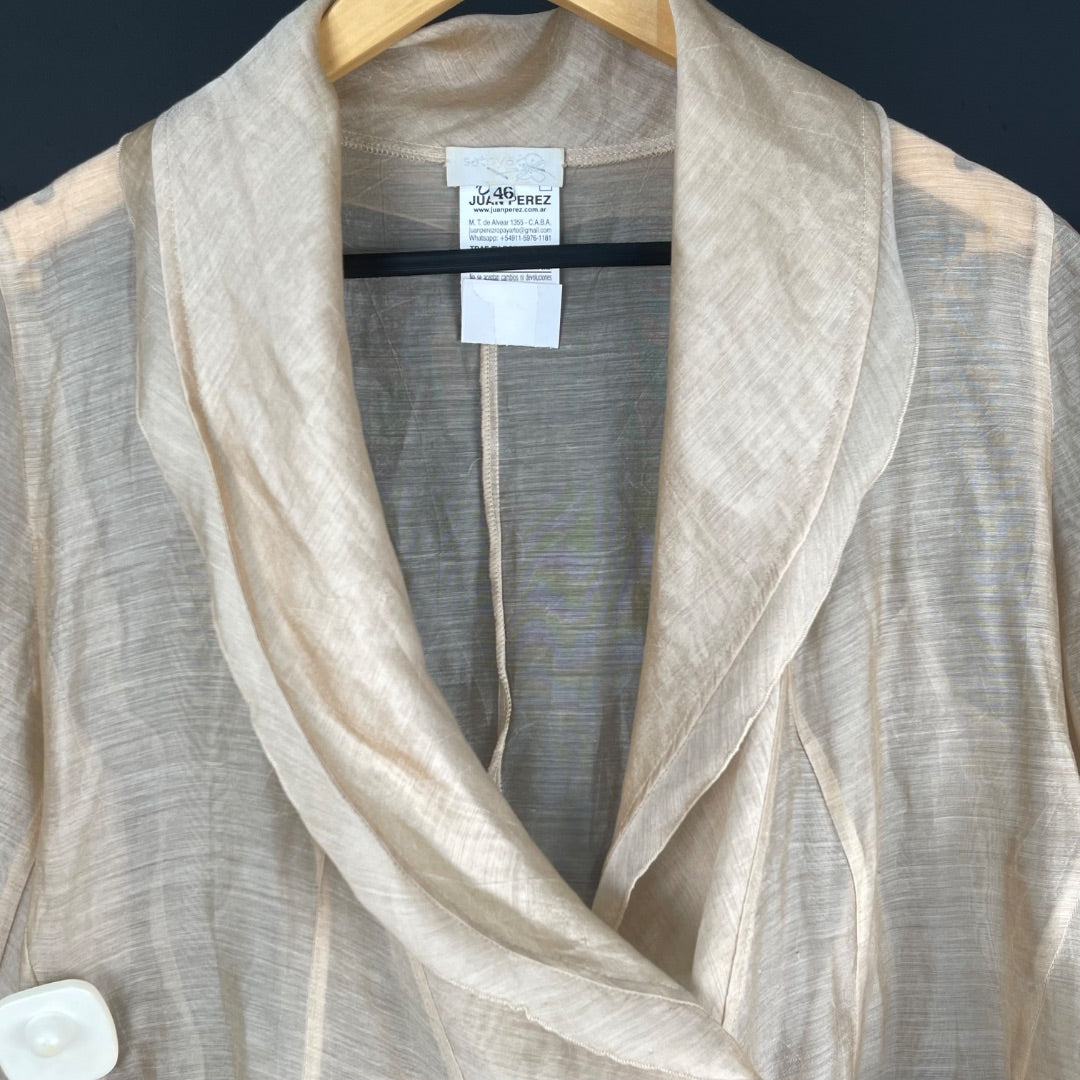 SATHYA Saco Beige Talle 46
